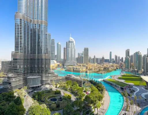 4-osobowy Apartament na 16. piętrze z widokiem na Burj Khalifa - Address Opera Residences