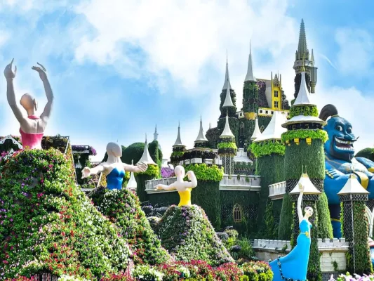 Dubai Miracle Garden - bilet wstępu