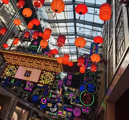 Chinatown w Dubai Mall