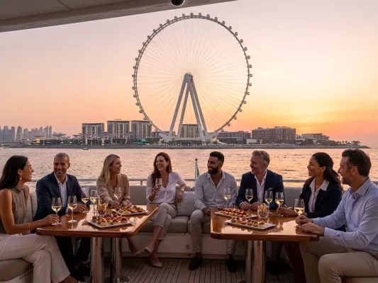 Firmowy rejs jachtem w Dubaju - Integracja i spotkania biznesowe w wyjątkowej oprawie