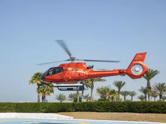 Loty helikopterem po Abu Dhabi