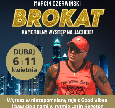 Rejs + koncert na jachcie: Marcin BROKAT Czerwiński